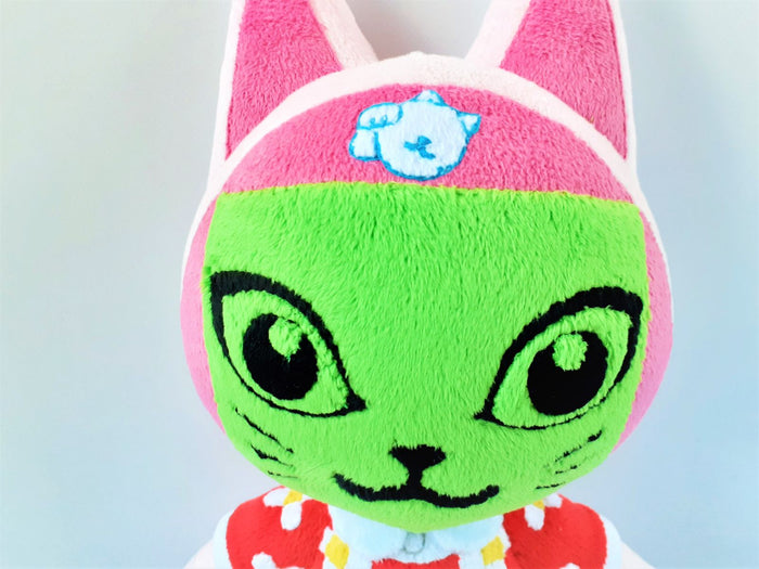 Handmade custom Meow the cat plush toy