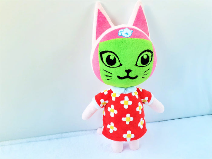 Handmade custom Meow the cat plush toy