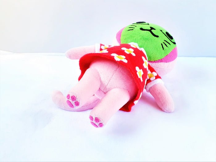 Handmade custom Meow the cat plush toy