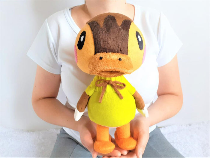 Handmade custom Molly the duck plush