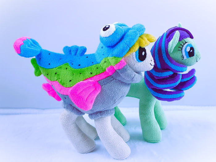 Handmade custom My little pony plush from picture