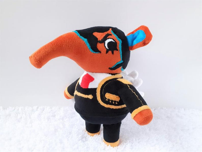 Handmade custom Olaf the anteater plush amiibo