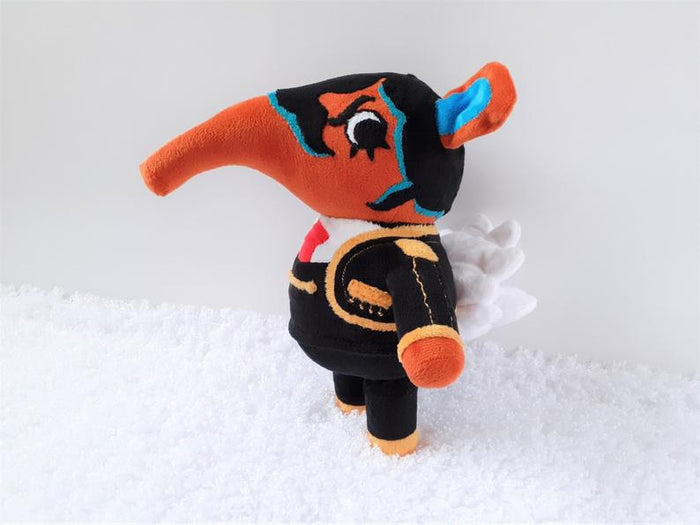 Handmade custom Olaf the anteater plush amiibo