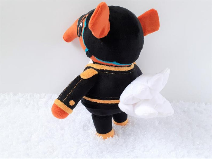 Handmade custom Olaf the anteater plush amiibo