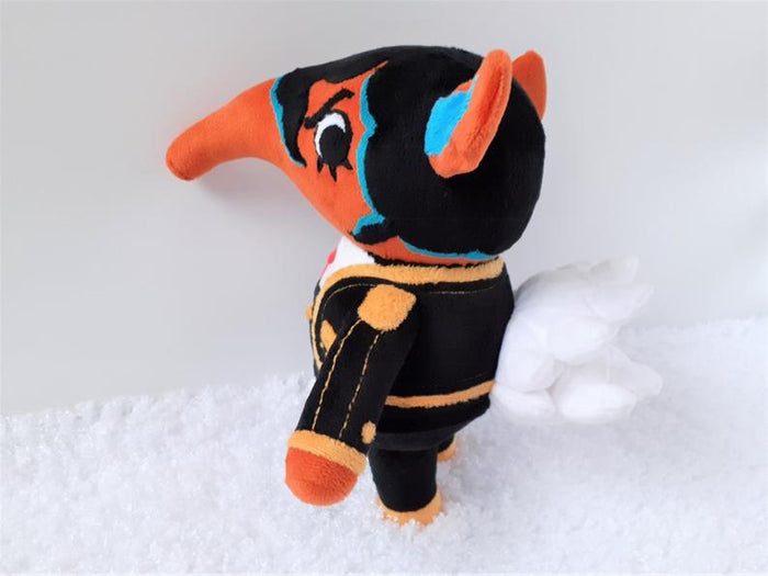 Handmade custom Olaf the anteater plush amiibo