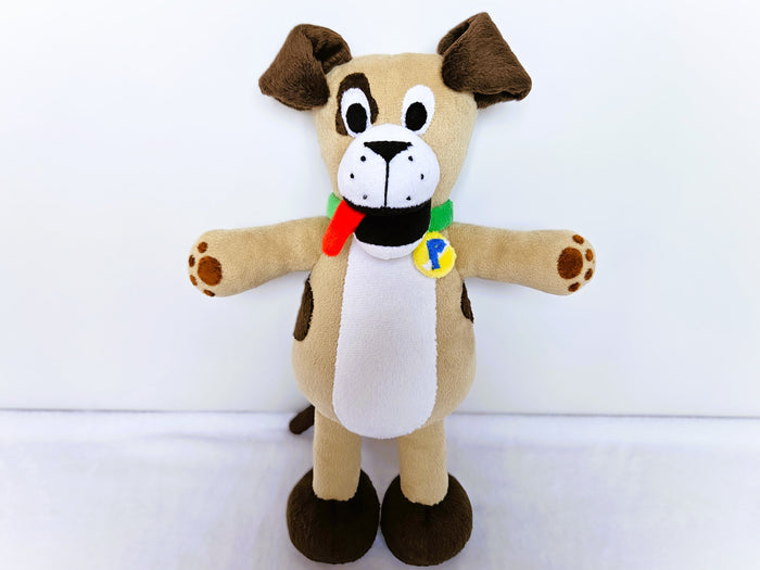 Handmade custom Pavlov the Dog plush