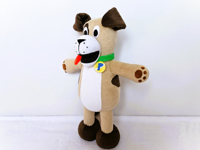 Handmade custom Pavlov the Dog plush