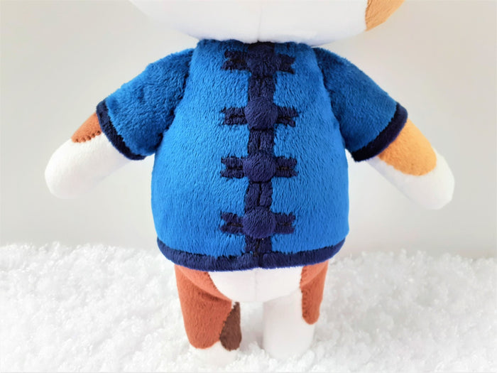 Handmade custom Purrl the cat plush