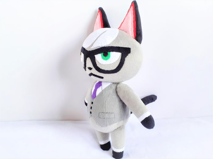 Handmade custom Raymond the cat plush home decor