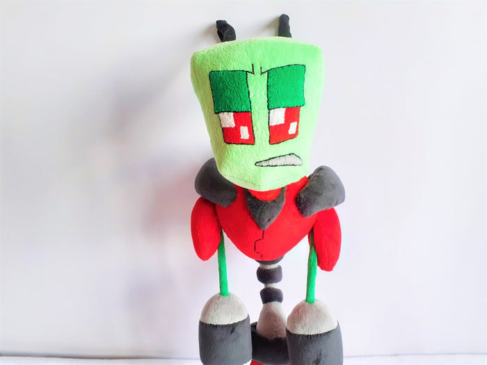 Handmade custom Red and Purple plushies