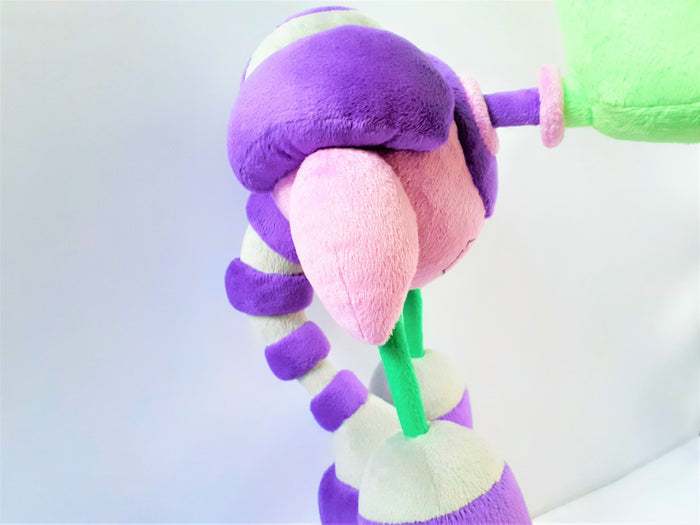Handmade custom Red&Purple plushies
