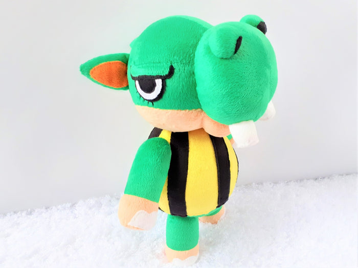 Handmade custom Rocco the hippo plush