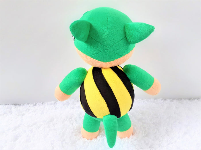 Handmade custom Rocco the hippo plush