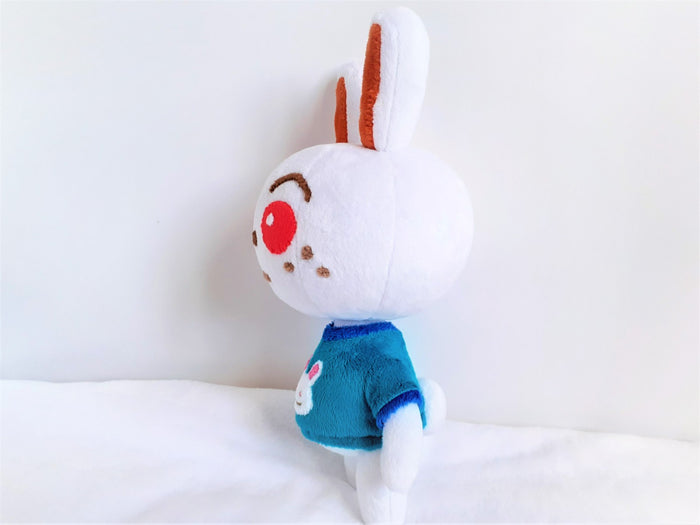 Handmade custom Ruby the rabbit plush home decor
