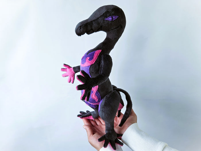 Handmade custom Salazzle dragon plush