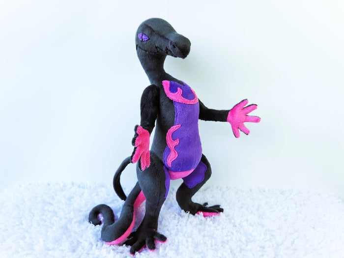 Handmade custom Salazzle dragon plush