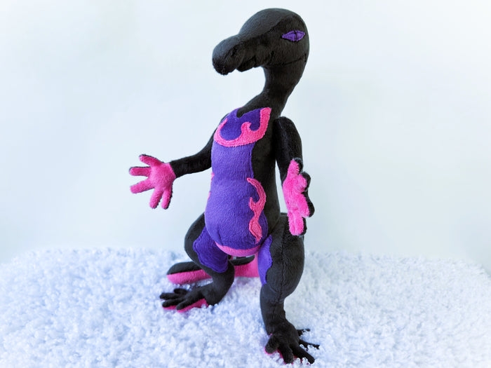 Handmade custom Salazzle dragon plush