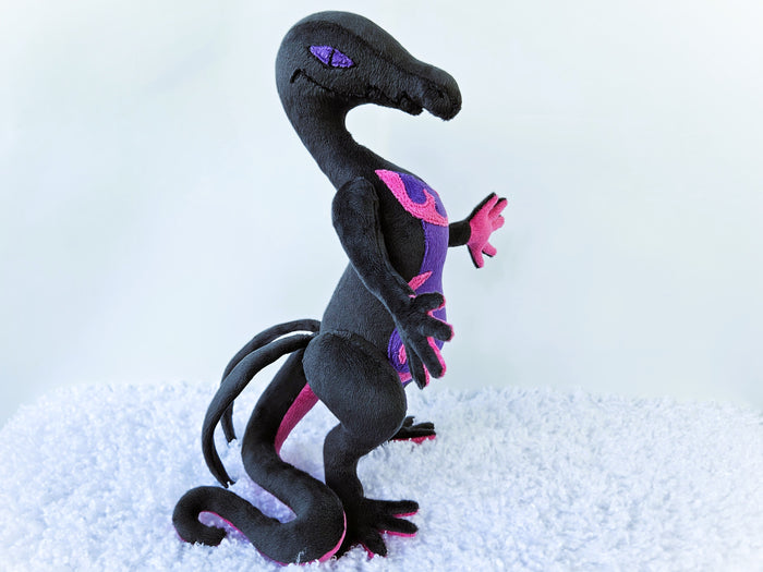 Handmade custom Salazzle dragon plush