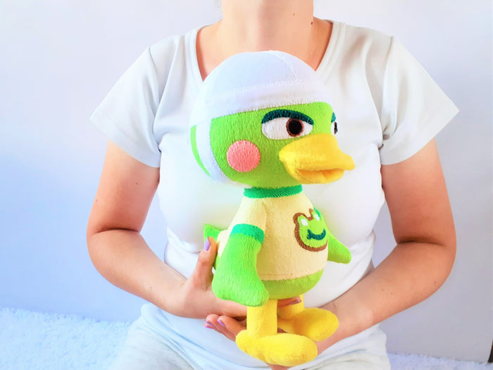 Handmade custom Scoot the duck plush