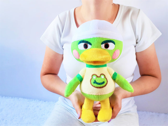 Handmade custom Scoot the duck plush
