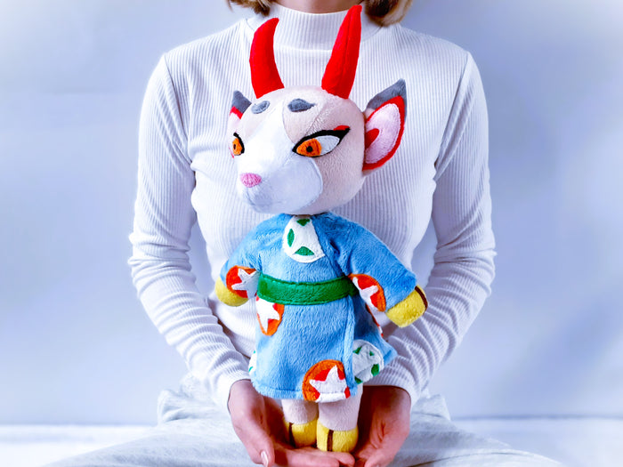 Handmade custom Shino the deer plush