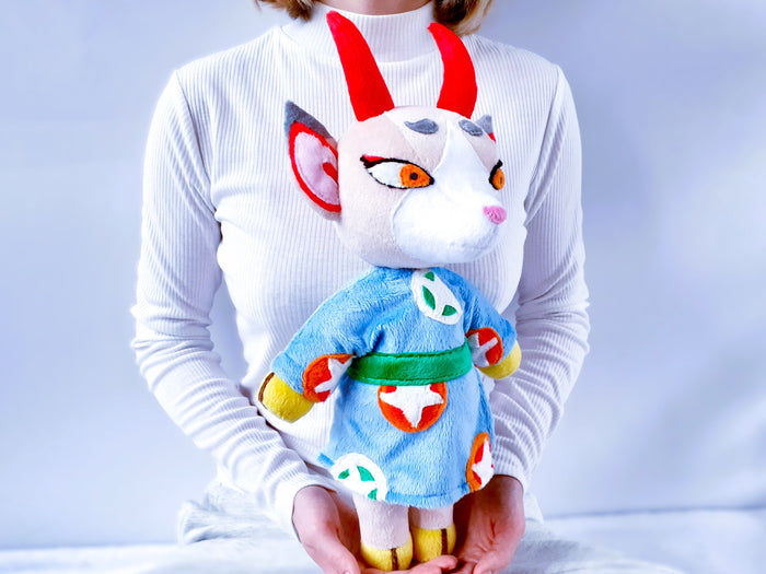 Handmade custom Shino the deer plush