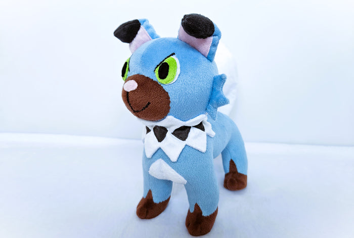 Handmade custom shiny Rockruff plush