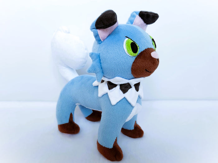 Handmade custom shiny Rockruff plush