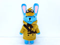 Handmade custom Sholmes bunny plush