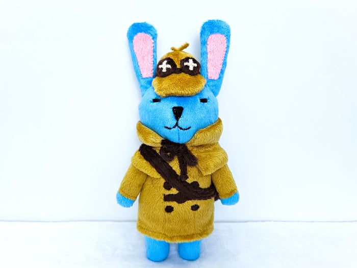 Handmade custom Sholmes bunny plush