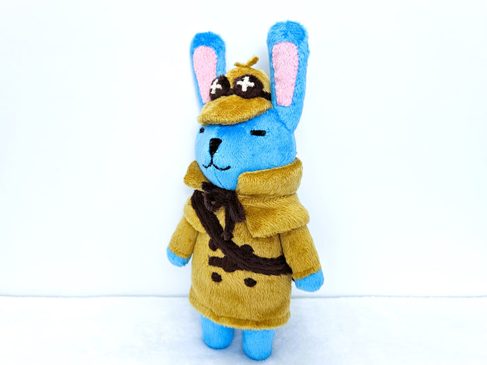 Handmade custom Sholmes bunny plush