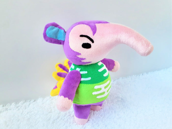 Handmade custom Snooty the anteater plush home decor