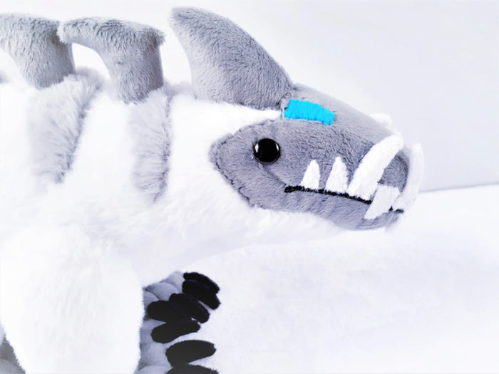 Handmade custom Snow Stalker plush