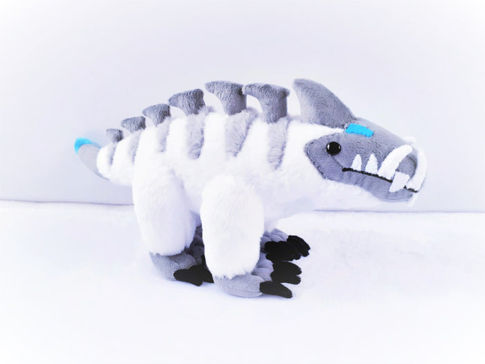Handmade custom Snow Stalker plush