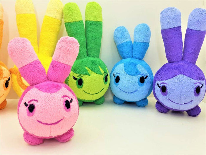 Handmade custom Squeaky Peepers Set of 8 minky plushies