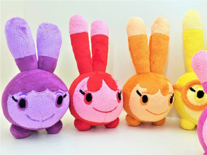 Handmade custom Squeaky Peepers Set of 8 minky plushies