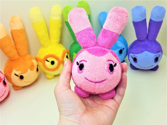 Handmade custom Squeaky Peepers Set of 8 minky plushies