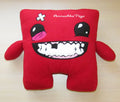 Handmade custom Super Meat Boy plush Bandage Girl