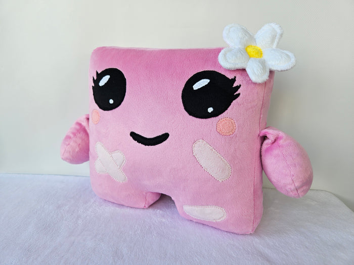 Handmade custom Super Meat Boy plush Bandage Girl