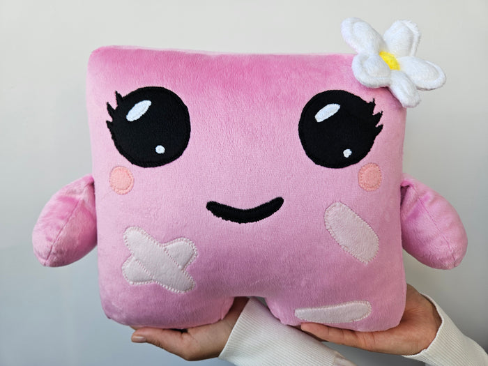 Handmade custom Super Meat Boy plush Bandage Girl