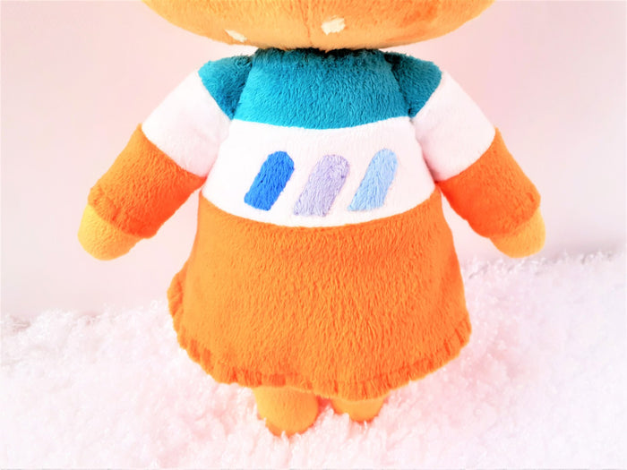 Handmade custom Tangy the cat plush