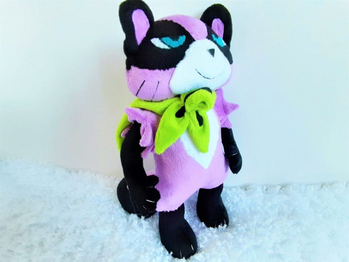 Handmade custom Tanya Keys the tanuki plush