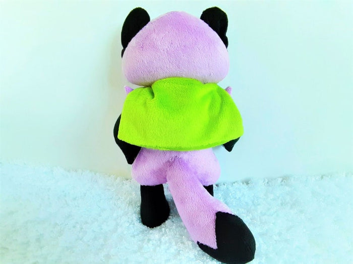 Handmade custom Tanya Keys the tanuki plush