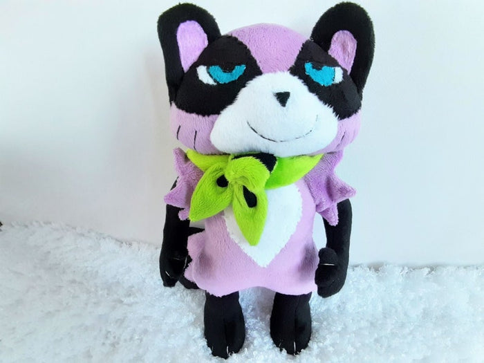 Handmade custom Tanya Keys the tanuki plush