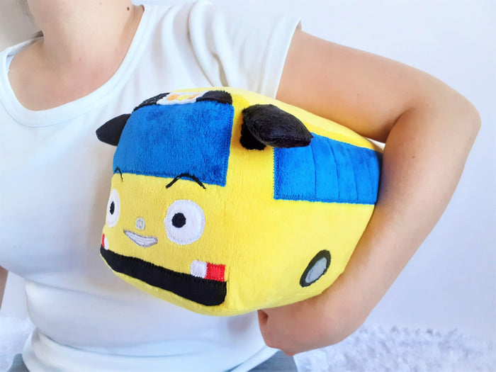 Handmade custom Tayo plush the little bus home decor