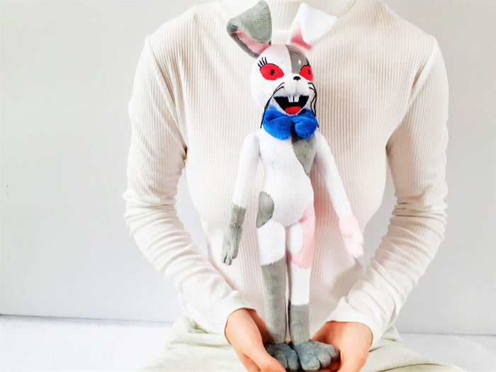 Handmade custom Vanny the bunny toy plush