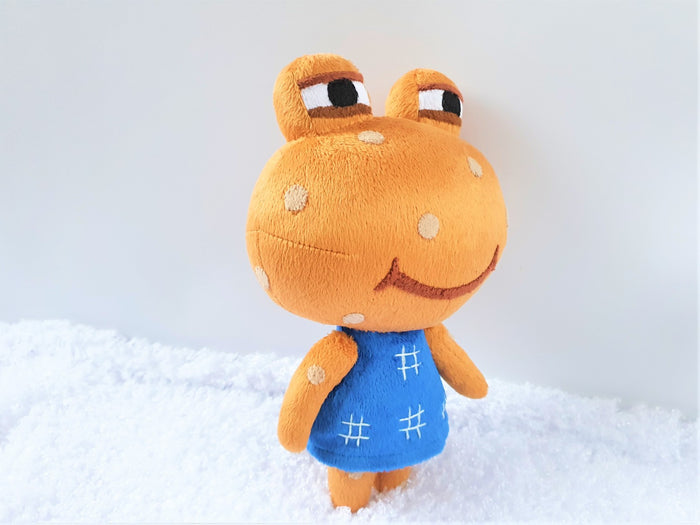 Handmade custom Wart Jr the frog plush
