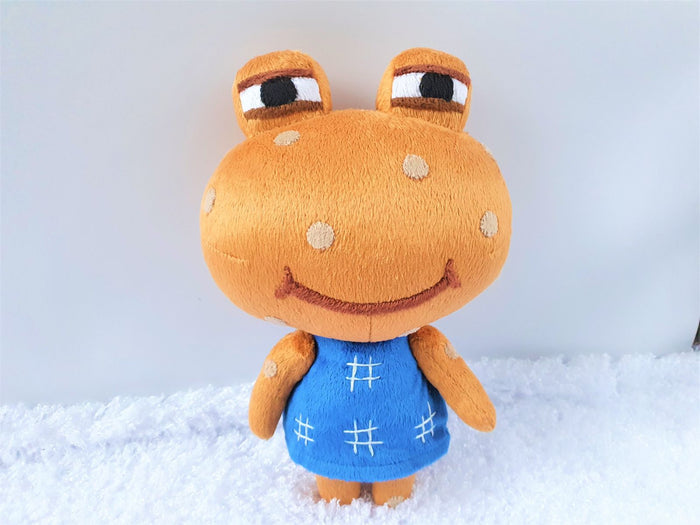 Handmade custom Wart Jr the frog plush