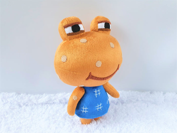 Handmade custom Wart Jr the frog plush