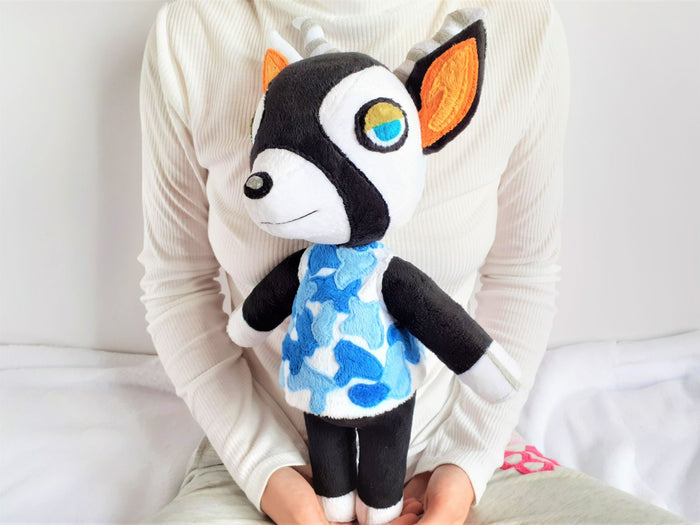 Handmade custom Zell the deer plush